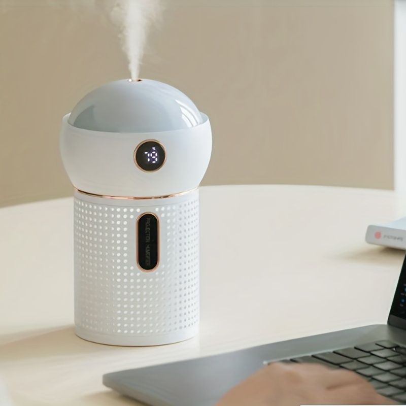 Projection Night Light USB Rechargeable Air Humidifier