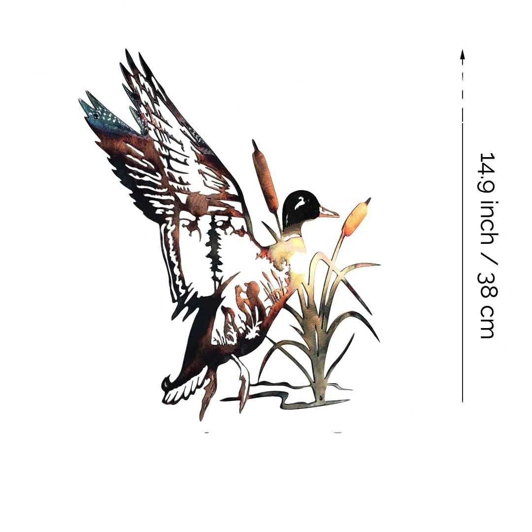 Mallard Duck Alloy Wall Art