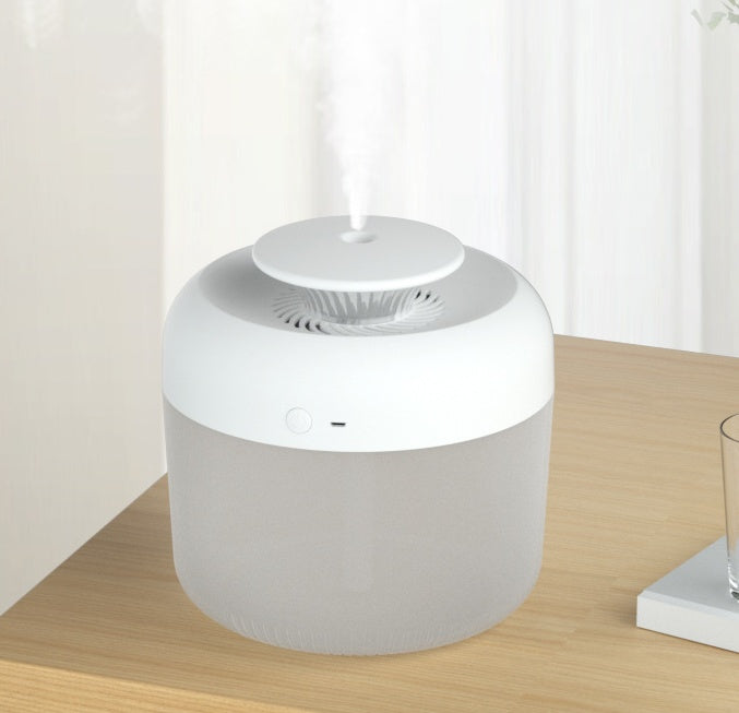 Large Capacity USB Ultrasonic Air Humidifier with 7-Color LED Lamp