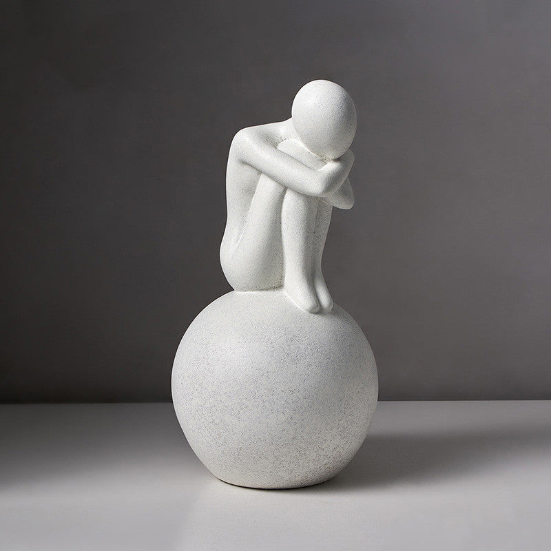 Nordic Abstract Figure Sculpture