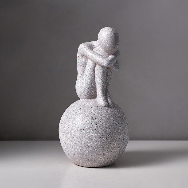 Nordic Abstract Figure Sculpture