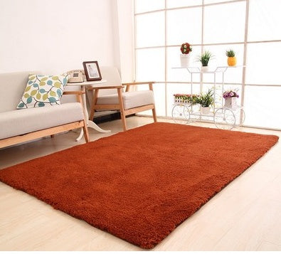 Fluffy White Area Rug
