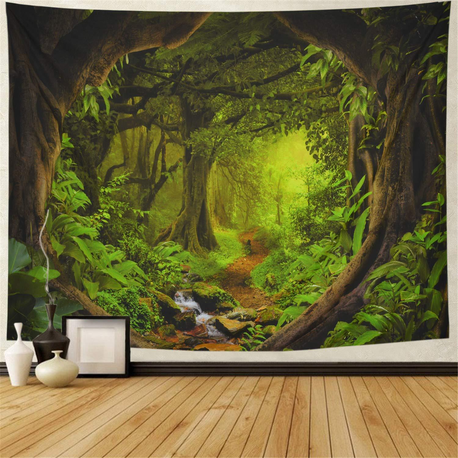 Large Bohemian Forest Tapestry