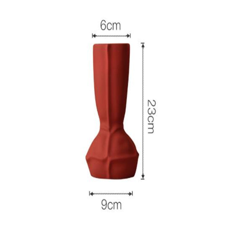 Nordic Morandi Ceramic Vase