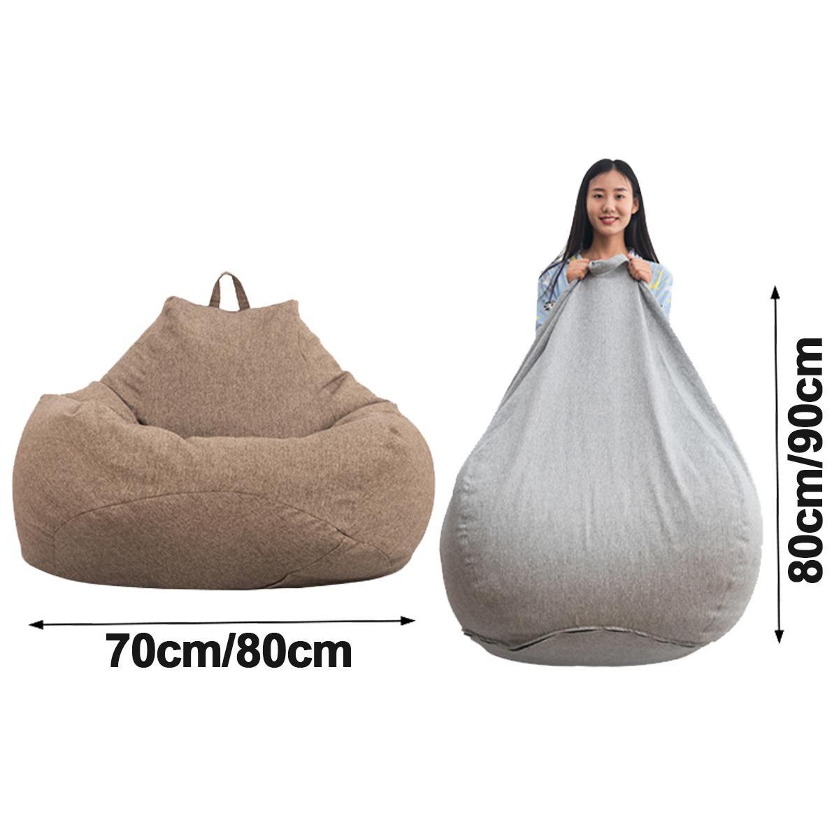 Soft Velvet Giant Bean Bag Chair