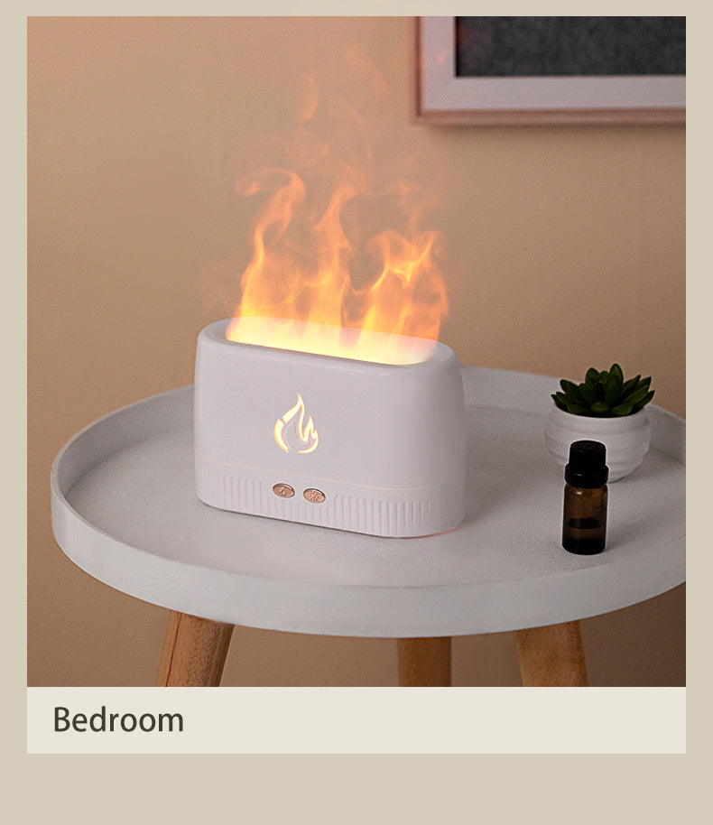 Flame-Shaped Essential Oil Diffuser & Humidifier