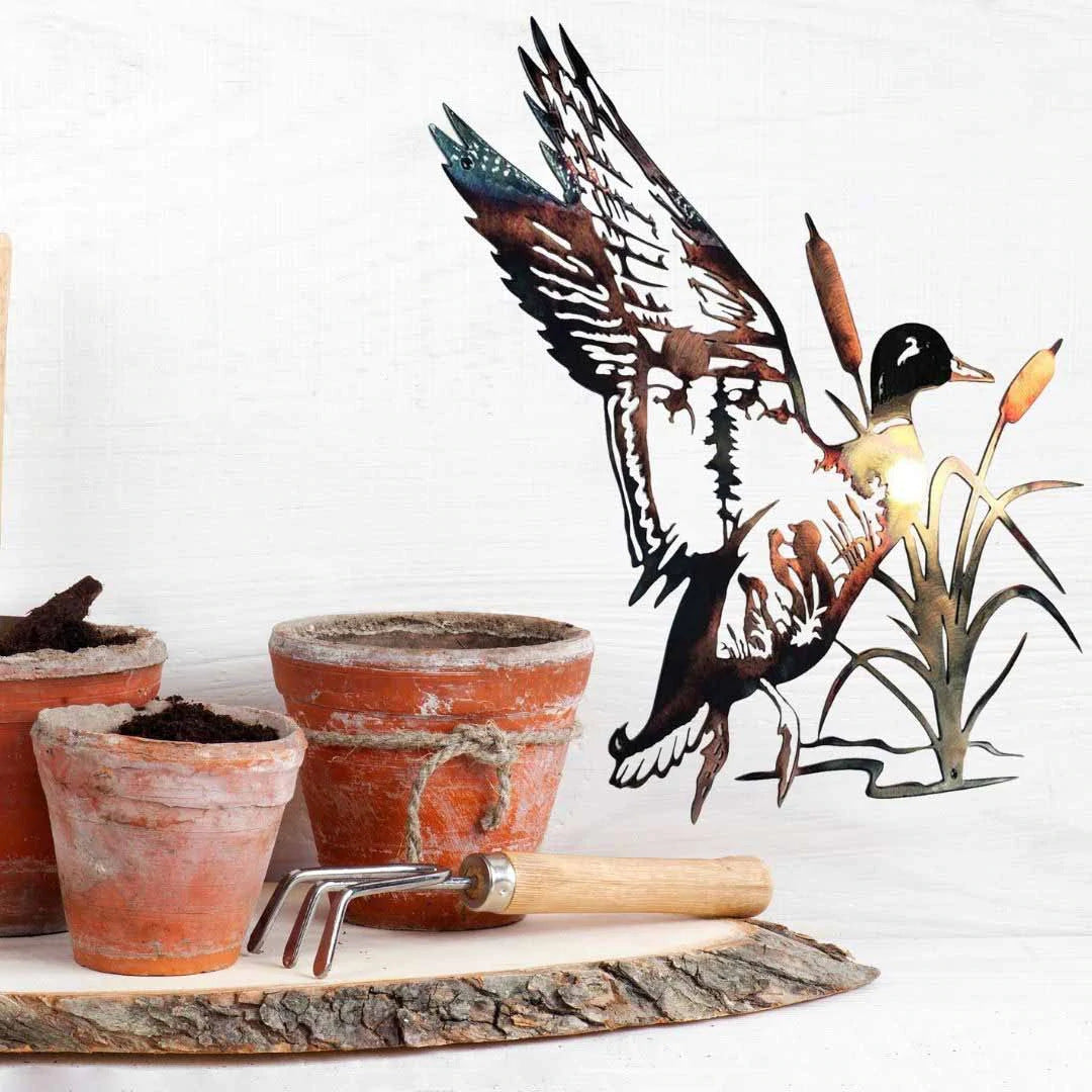 Mallard Duck Alloy Wall Art