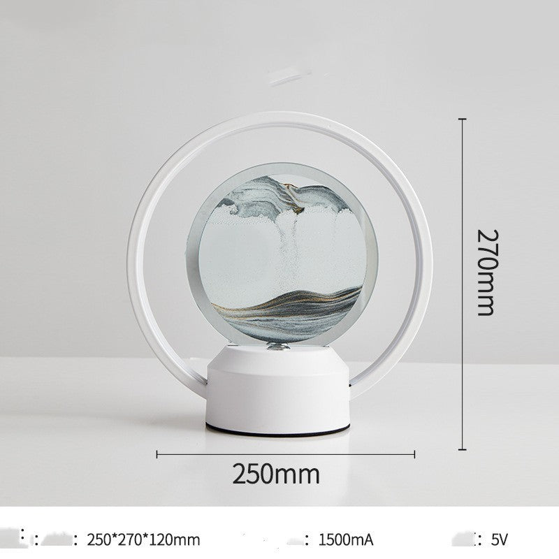 Minimalist 3D LED Glass Table Lamp