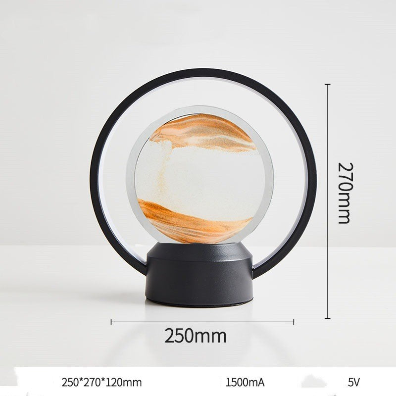 Minimalist 3D LED Glass Table Lamp