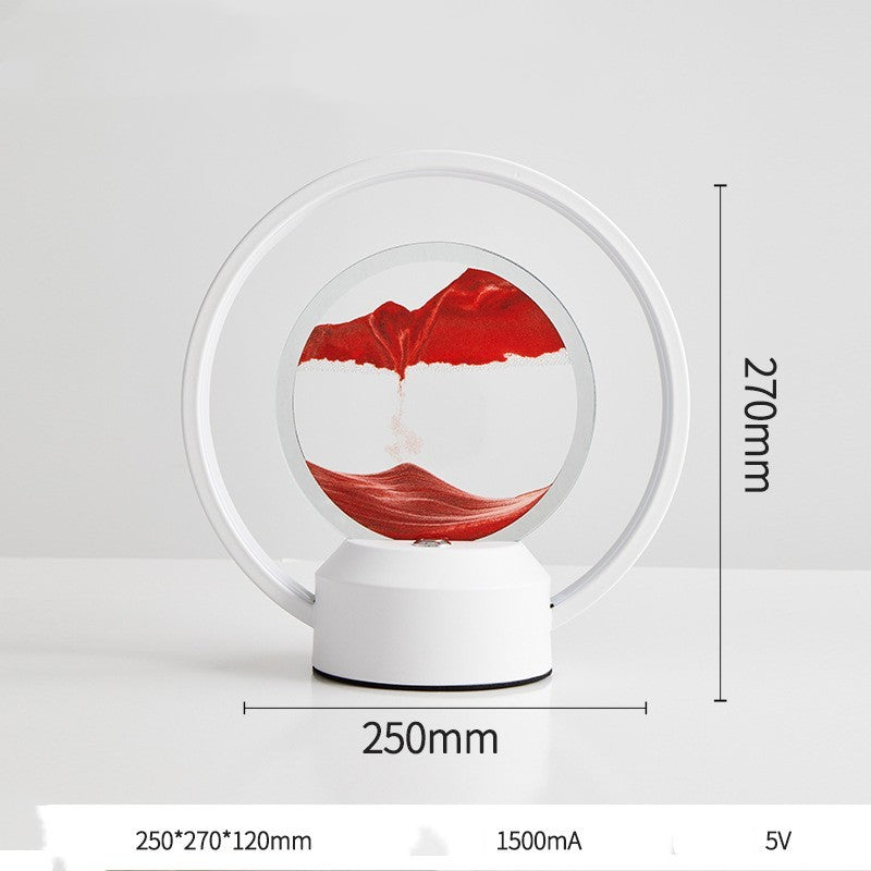 Minimalist 3D LED Glass Table Lamp