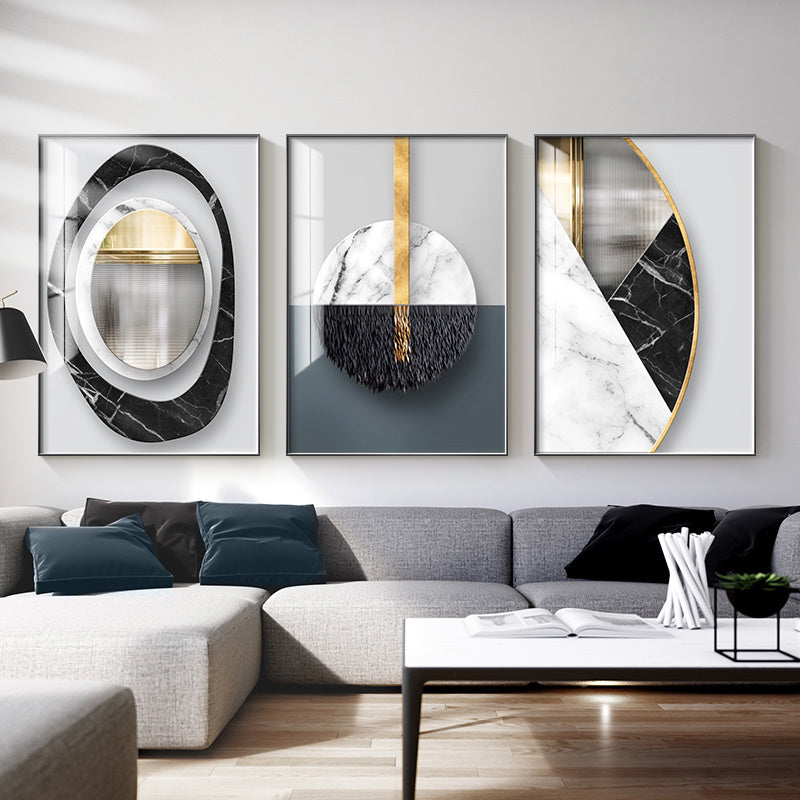 Abstract Geometric Canvas Wall Art