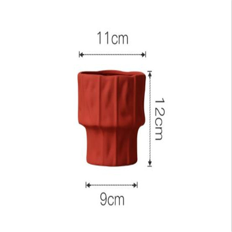 Nordic Morandi Ceramic Vase