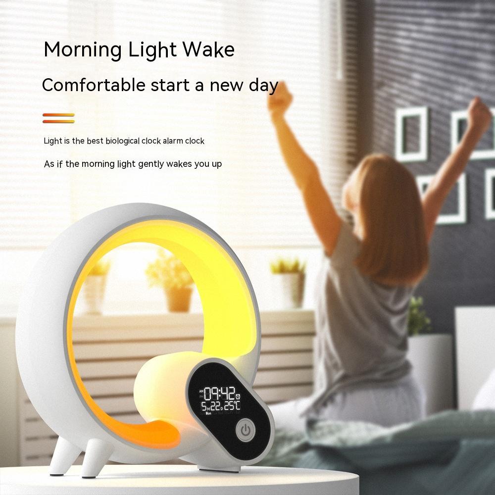 Smart Sunrise Alarm Clock with Bluetooth Speaker