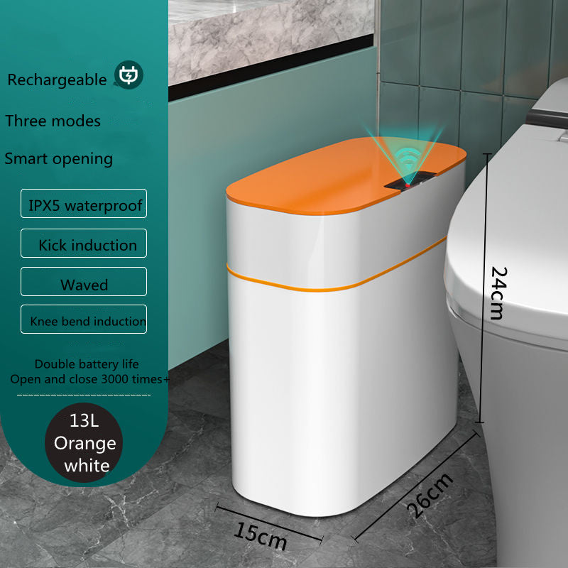 Automatic Smart Trash Can with Motion Sensor Lid