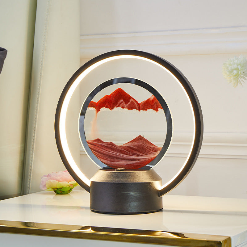 Minimalist 3D LED Glass Table Lamp