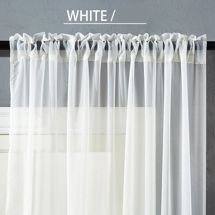 Modern Cotton & Linen Window Sheer
