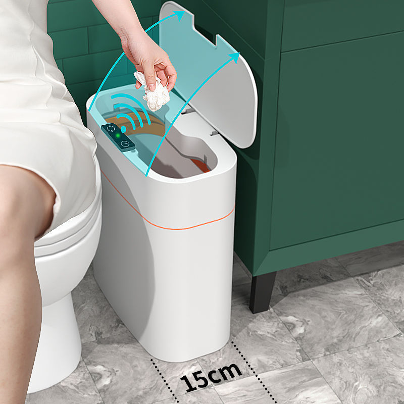 Automatic Smart Trash Can with Motion Sensor Lid