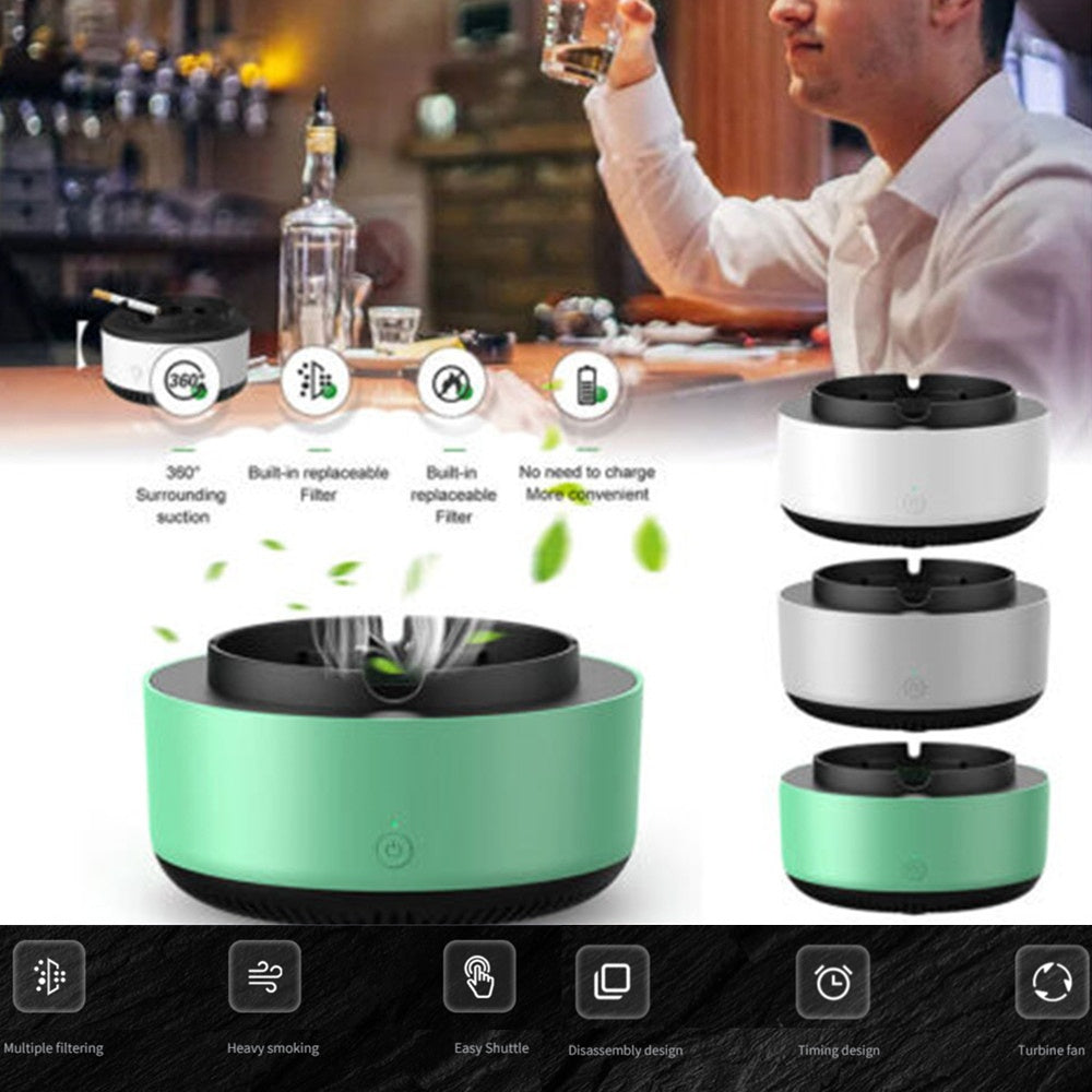 Automatic Smoke Removal Air Purifier Ashtray