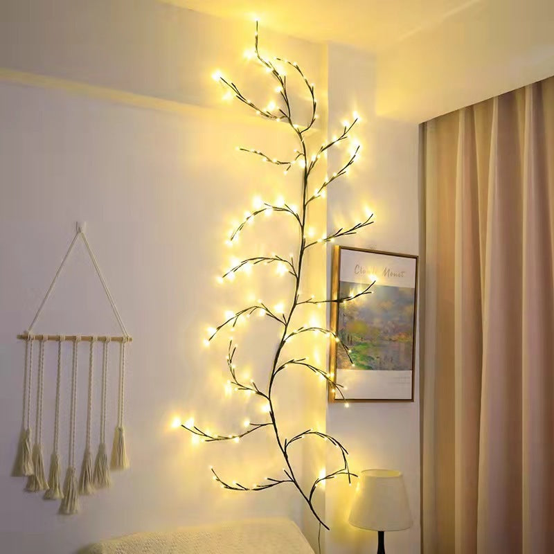 LED Willow Vine Garland with Lights