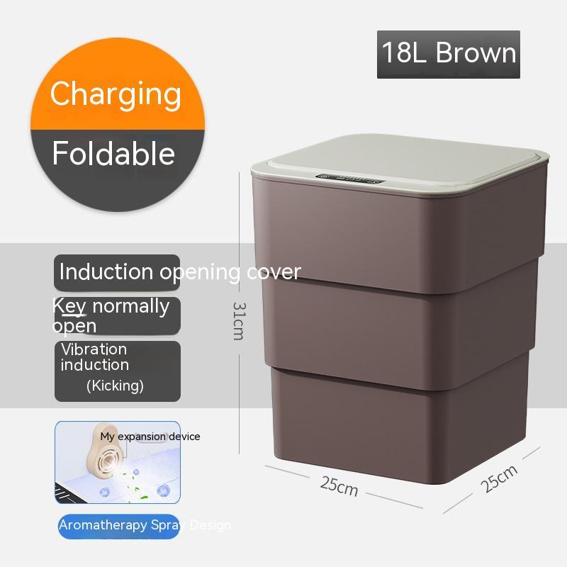 Automatic Smart Trash Can with Motion Sensor Lid
