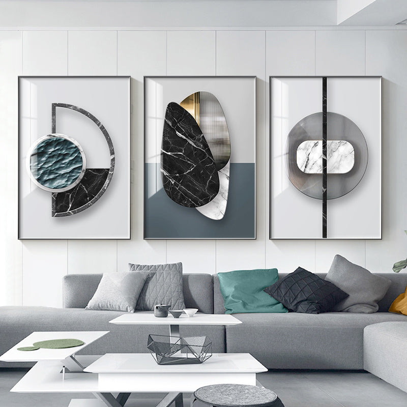 Abstract Geometric Canvas Wall Art