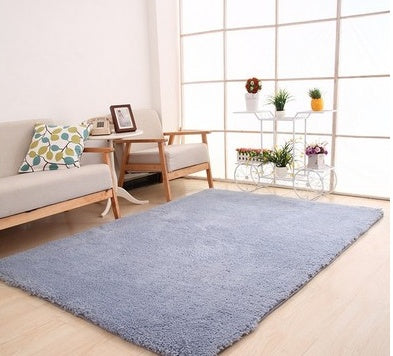 Fluffy White Area Rug