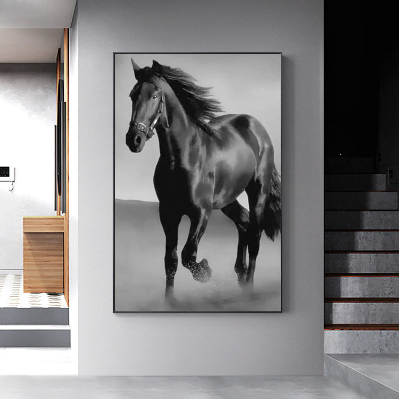 Dark Horse Canvas Wall Art