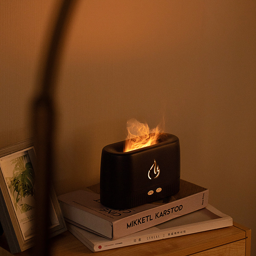 Flame-Shaped Essential Oil Diffuser & Humidifier