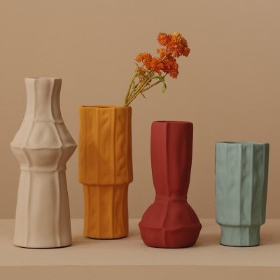 Nordic Morandi Ceramic Vase