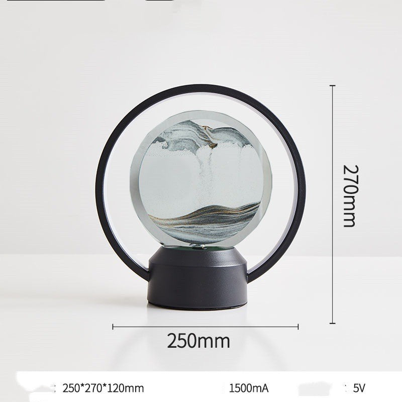 Minimalist 3D LED Glass Table Lamp
