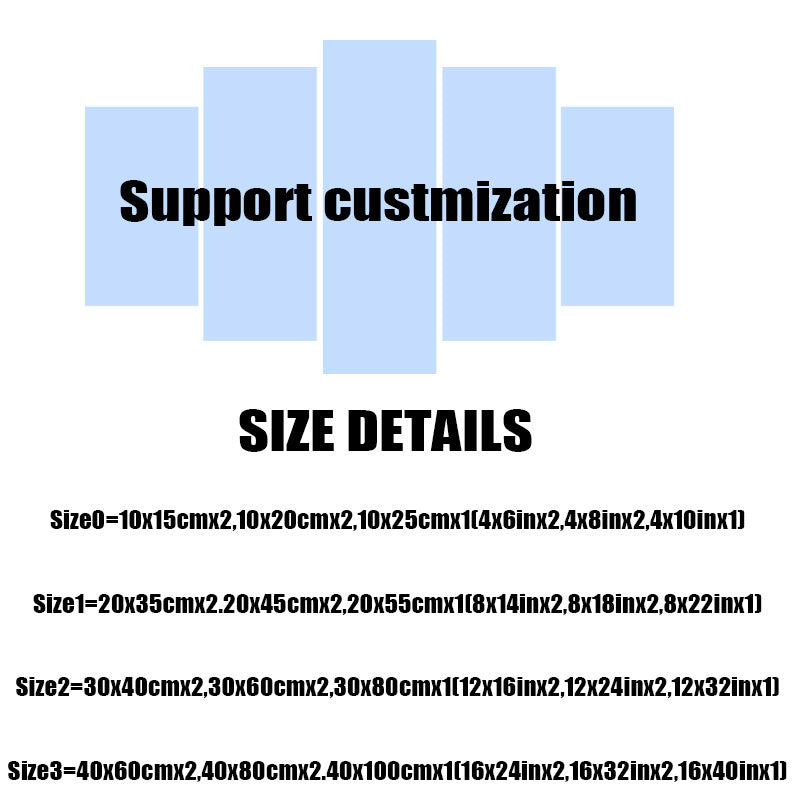 5-Piece Moraine Lake & Mountain Canvas Wall Art