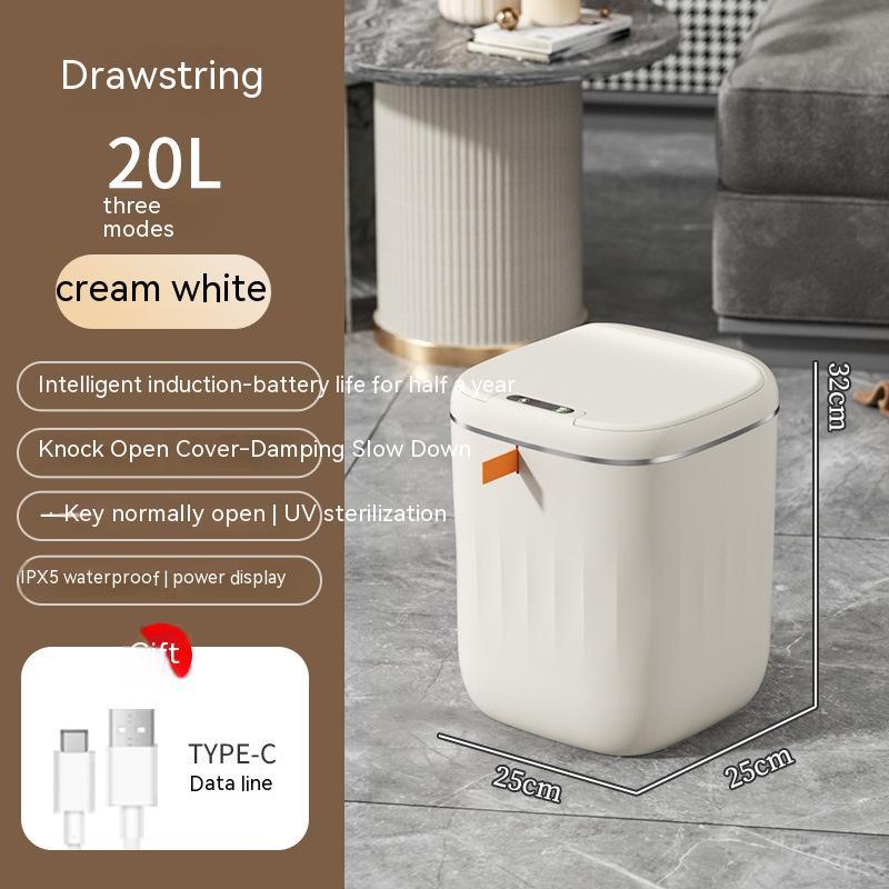Automatic Smart Trash Can with Motion Sensor Lid