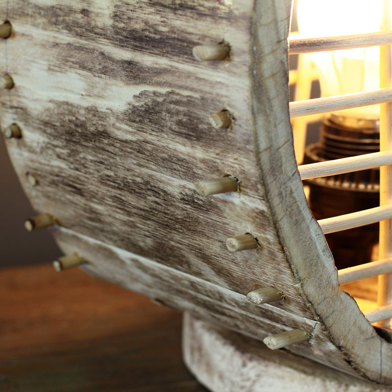 Handmade Wooden Decorative Lamp