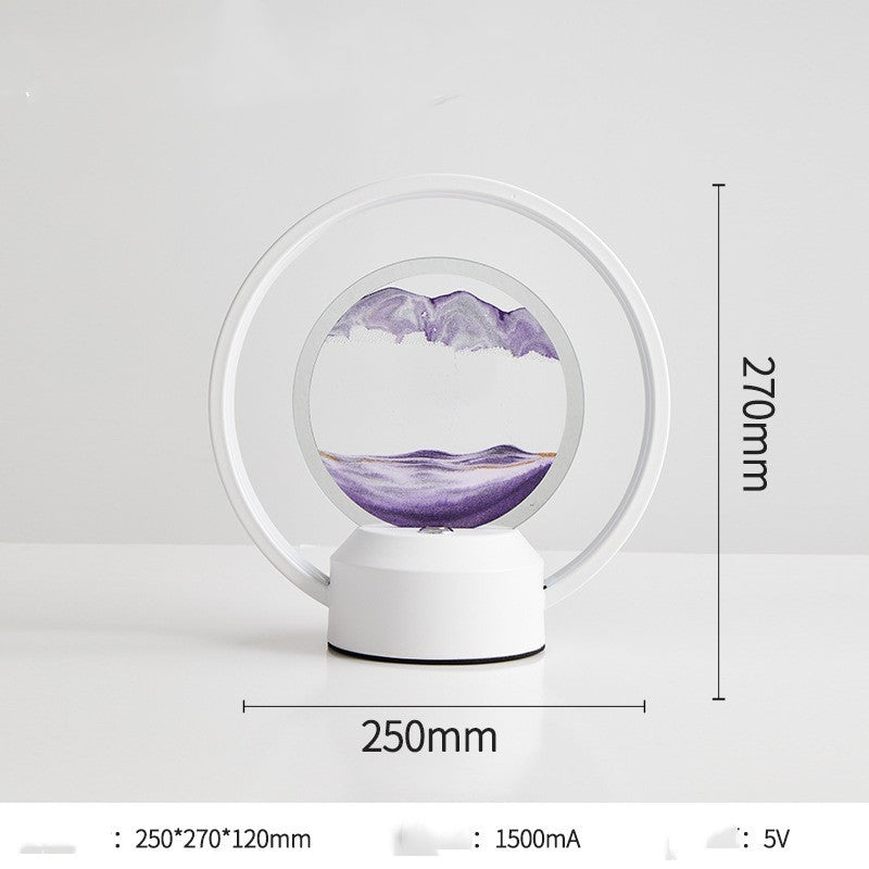 Minimalist 3D LED Glass Table Lamp