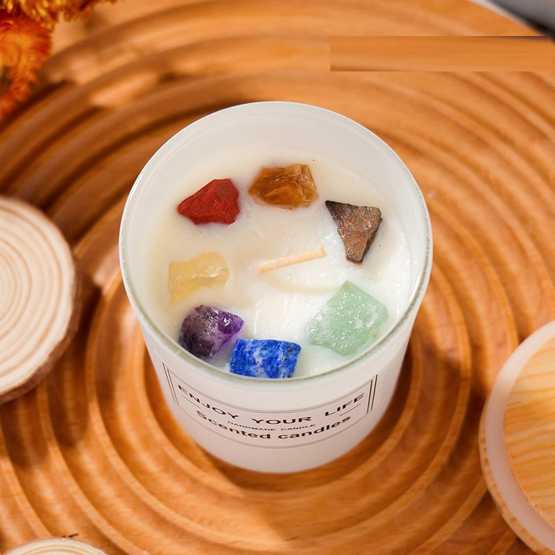 Natural Crystal Aromatherapy Candle
