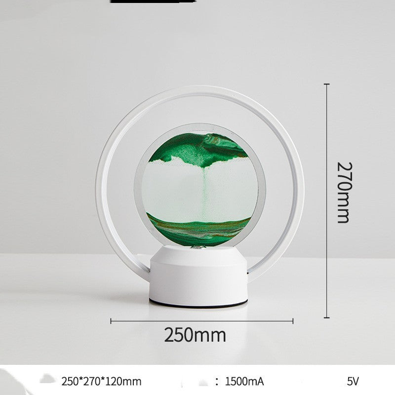 Minimalist 3D LED Glass Table Lamp