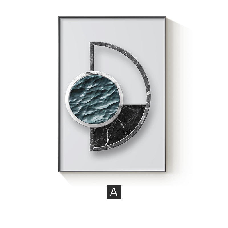 Abstract Geometric Canvas Wall Art