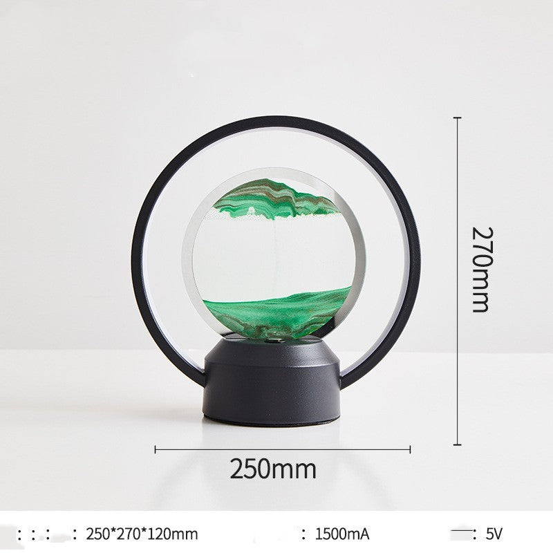 Minimalist 3D LED Glass Table Lamp
