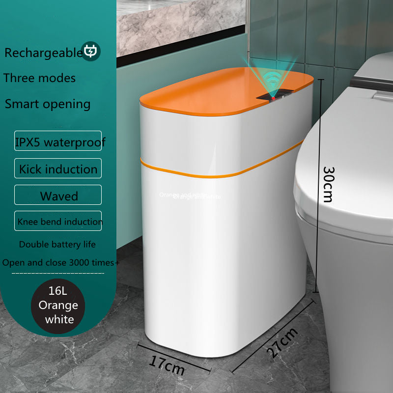 Automatic Smart Trash Can with Motion Sensor Lid